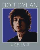 Couverture du livre « Lyrics:1962-2001 » de Bob Dylan aux éditions Simon & Schuster