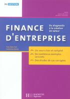 Couverture du livre « Finance d'entreprise » de Yves-Alain Ach aux éditions Hachette Education