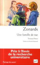 Couverture du livre « Zonards ; une famille de rue » de Tristana Pimor aux éditions Puf