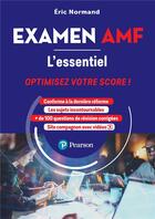 Couverture du livre « L'AMF en poche : les clés de la certification » de Eric Normand aux éditions Pearson