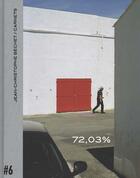 Couverture du livre « Carnet #6 ; 72.03 % » de Jean-Christophe Bechet aux éditions Trans Photographic Press