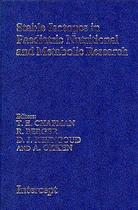 Couverture du livre « Stable isotopes in paediatric nutritional and metabolic research » de T.E. Chapman et R. Berger aux éditions Intercept