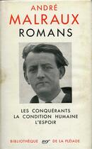 Couverture du livre « Romans » de Andre Malraux aux éditions Gallimard