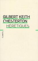 Couverture du livre « Hérétiques » de Gilbert Keith Chesterton aux éditions Climats