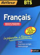 Couverture du livre « Mémos réflexes t.68 ; français ; BTS » de Yannick Artignan aux éditions Nathan