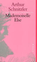Couverture du livre « Mademoiselle Else » de Arthur Schnitzler aux éditions Stock