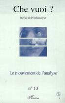 Couverture du livre « Le mouvement de l'analyse » de  aux éditions Editions L'harmattan