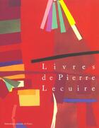 Couverture du livre « Pierre Lecuire » de  aux éditions Bnf Editions