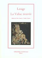 Couverture du livre « Valise trouvee (br avec rabats) » de Lesage/Brunel aux éditions Actes Sud