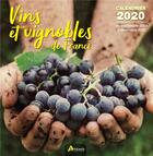 Couverture du livre « Calendrier vins et vignobles de france (2020) » de  aux éditions Artemis