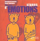 Couverture du livre « Signes d'emotions » de Gourdon/Lejonc aux éditions Thierry Magnier