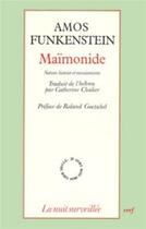 Couverture du livre « Maimonide » de Catherine Chalier aux éditions Cerf