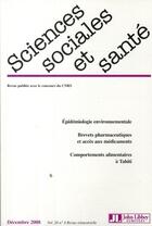 Couverture du livre « Épidémiologie environnementale » de Marcel Calvez aux éditions John Libbey