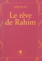 Couverture du livre « Le reve de rahim » de Sabine Du Fay aux éditions Thierry Magnier