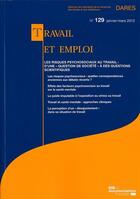 Couverture du livre « TRAVAIL ET EMPLOI N.129 ; les riques psychosociaux au travail : d'une 