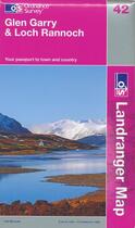 Couverture du livre « Glenn Garry & Loch Rannoch area » de  aux éditions Ordnance Survey