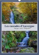 Couverture du livre « Les cascades d auvergne calendrier mural 2020 din a3 vertical - une balade au fil de l eau en » de Philippe Lardy aux éditions Calvendo