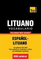 Couverture du livre « Vocabulario español-lituano - 9000 palabras más usadas » de Andrey Taranov aux éditions T&p Books