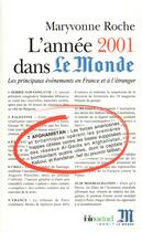 Couverture du livre « L'année 2001 dans 