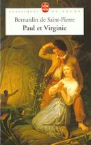 Couverture du livre « Paul et Virginie » de Henri Bernardin De Saint-Pierre aux éditions Le Livre De Poche