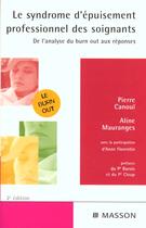 Couverture du livre « Syndrome epuisement professionel (2e édition) » de  aux éditions Elsevier-masson