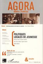 Couverture du livre « Politiques locales de jeunesse » de Diebold/Avenel aux éditions Editions L'harmattan