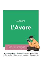 Couverture du livre « Réussir son Bac de français 2023 : Analyse de L'Avare de Molière » de Moliere aux éditions Bac De Francais