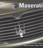 Couverture du livre « Maserati ; des origines a nos jours » de Maurizio Tabucchi aux éditions Etai