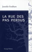 Couverture du livre « La rue des pas perdus » de Fordham aux éditions Bernard Gilson