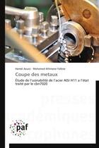 Couverture du livre « Coupe des métaux » de  aux éditions Presses Academiques Francophones