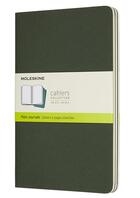 Couverture du livre « Cahier blanc grand format myrte ; set de 3 » de  aux éditions Moleskine