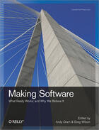 Couverture du livre « Making Software » de Andy Oram aux éditions O Reilly