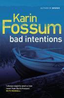 Couverture du livre « Bad Intentions » de Karin Fossum aux éditions Random House Digital