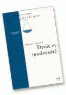 Couverture du livre « Droit et modernité » de Bruno Oppetit aux éditions Puf