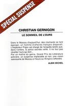 Couverture du livre « Le sommeil de l'ours » de Christian Gernigon aux éditions Albin Michel