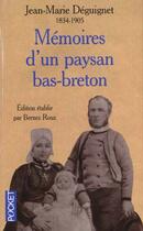 Couverture du livre « Mémoires d'un paysan bas-breton » de Jean-Marie Deguignet aux éditions Pocket