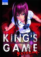Couverture du livre « King's game extreme Tome 1 » de Nobuaki Kanazawa et Renji Kuriyama aux éditions Ki-oon