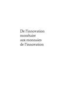 Couverture du livre « Les monnaies locales ; de l'innovation monétaire aux monnaies de l'innovation » de Jean-Michel Cornu aux éditions Fyp