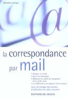 Couverture du livre « Correspondance par mail (la) » de Congiu aux éditions De Vecchi