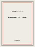 Couverture du livre « Massimilla Doni » de Honoré De Balzac aux éditions Bibebook