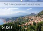 Couverture du livre « Sicile la terre d aventure entre la mer et les volcans calendrier mural 2020 din - decouvrez la sici » de Www.Card Pho aux éditions Calvendo