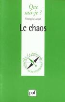 Couverture du livre « Chaos (le) » de Lurcat F aux éditions Que Sais-je ?