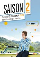 Couverture du livre « Saison 2 - Carte De Telechargement Numerique Eleve - 1 Code » de Cocton-M-N aux éditions Didier