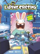 Couverture du livre « The Lapins Crétins - Tome 12 : Méga bug » de Thitaume et Thomas Priou aux éditions Glenat