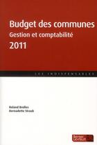 Couverture du livre « Budget des communes gestion et comptabilite » de Straub/Brolles aux éditions Berger-levrault