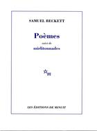 Couverture du livre « Poèmes » de Samuel Beckett aux éditions Minuit