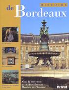 Couverture du livre « Histoire de bordeaux ; nouvelle edition » de Higounet C aux éditions Privat