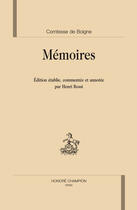 Couverture du livre « Mémoires » de Henri Rossi et Eleonore-Adele D'Osmond Boigne aux éditions Honore Champion