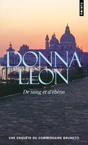 Couverture du livre « De sang et d'ébène » de Donna Leon aux éditions Points