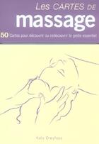 Couverture du livre « Les cartes de massage » de Katy Dreyfuss aux éditions Guy Trédaniel